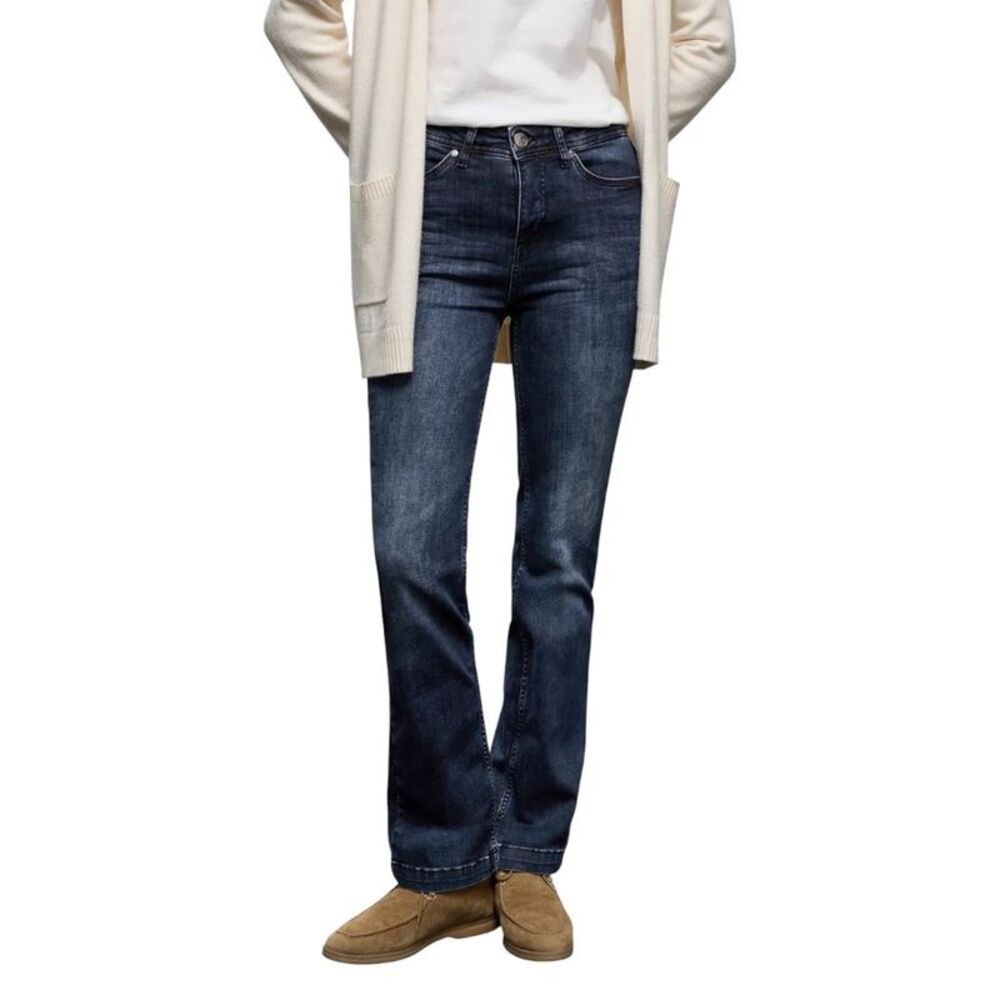Street One Blue Cotton Skinny Women's Jeans
